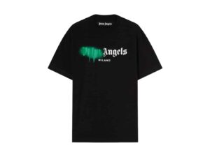 Palm Angels Grafity Rep T-Shirt Green