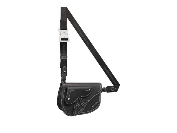 Dior Rep Saddle Clutch Black