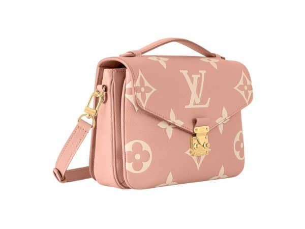 Louis Vuitton Pochette Metis Monogram Rep Bag Rose/Creme