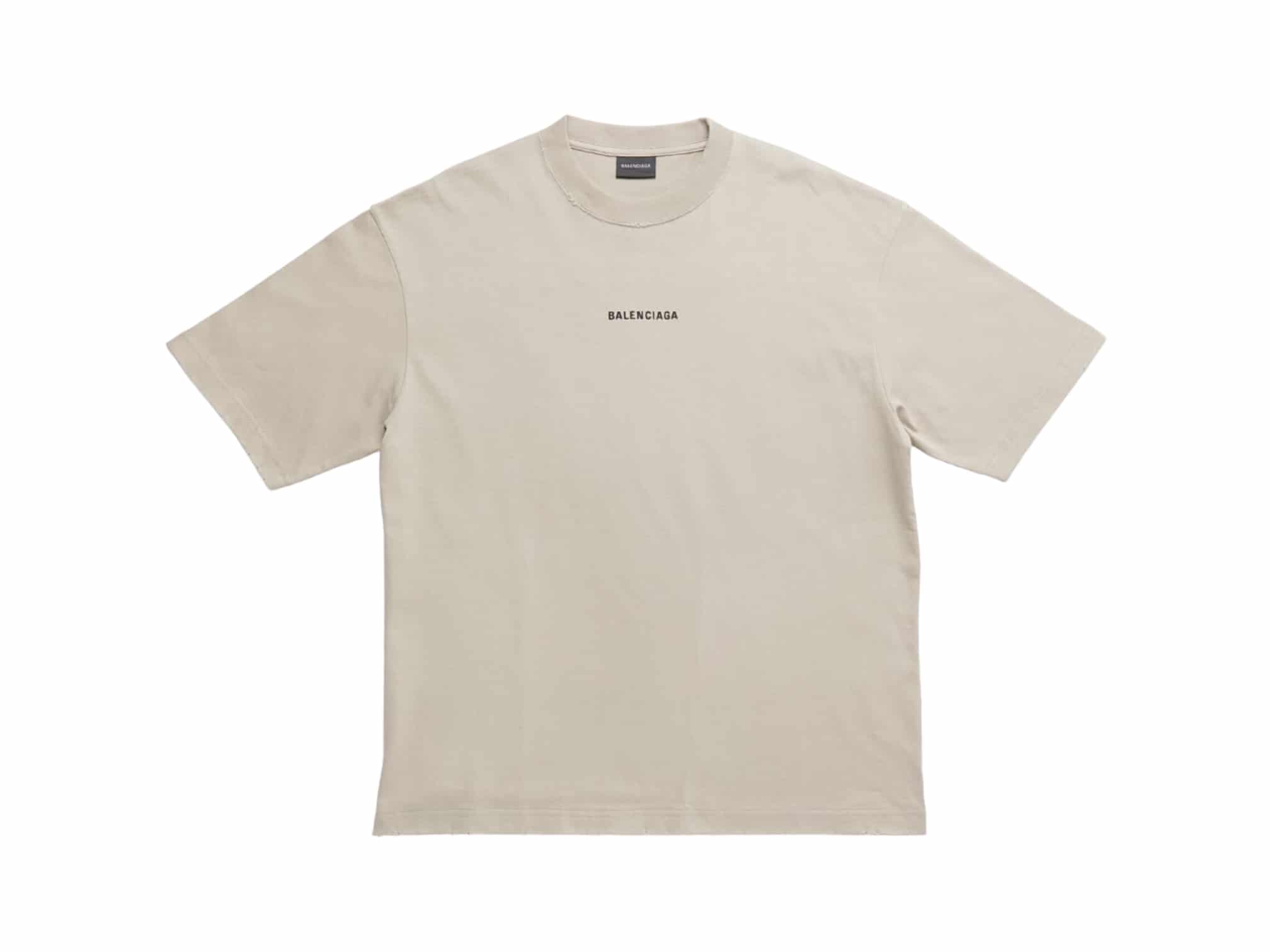 Balenciaga Rep T-Shirt Beige - Designer Drip