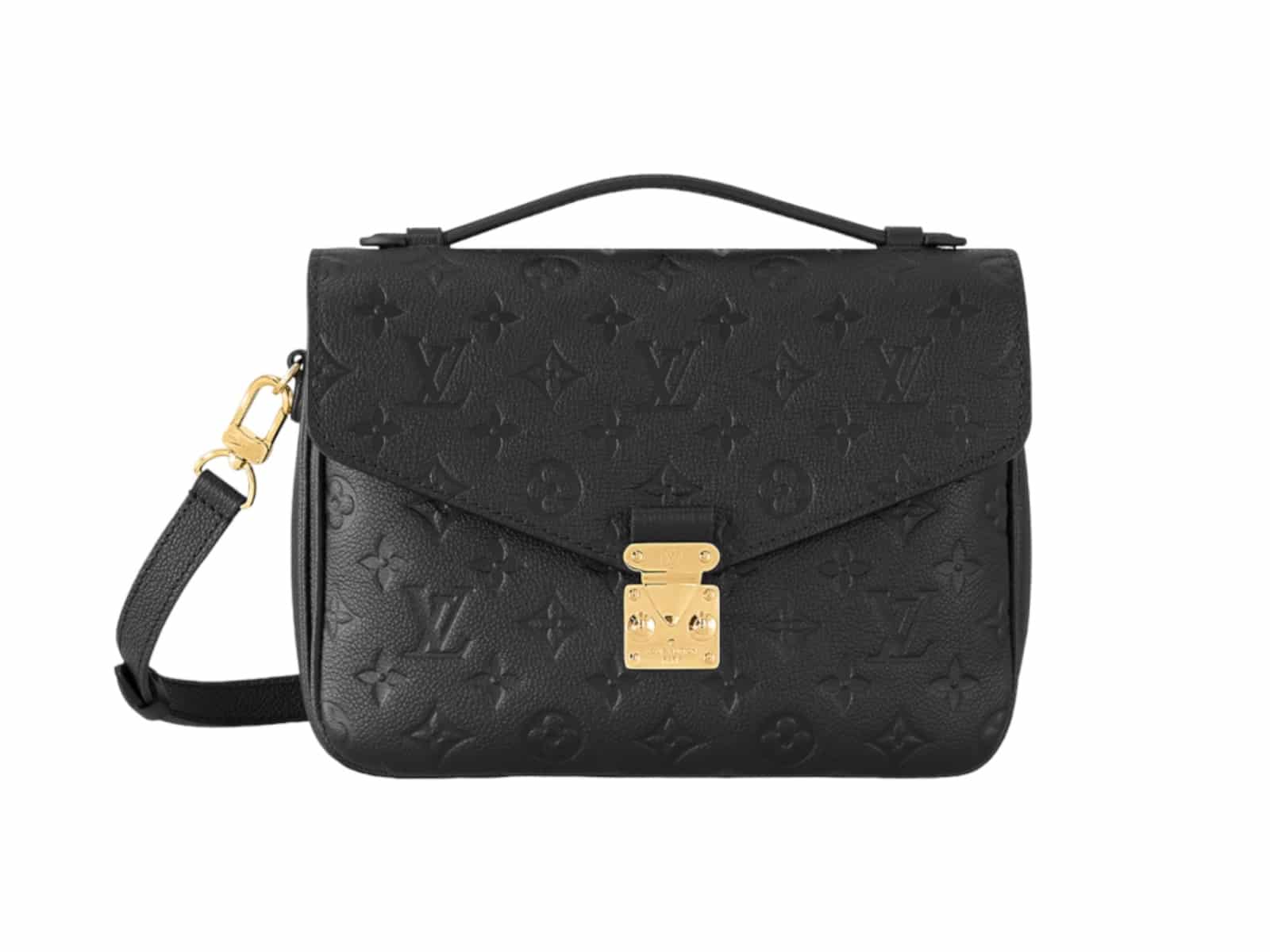Louis Vuitton Pochette Metis Monogram Rep Bag Black - Designer Drip